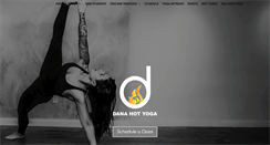 Desktop Screenshot of danahotyoga.com